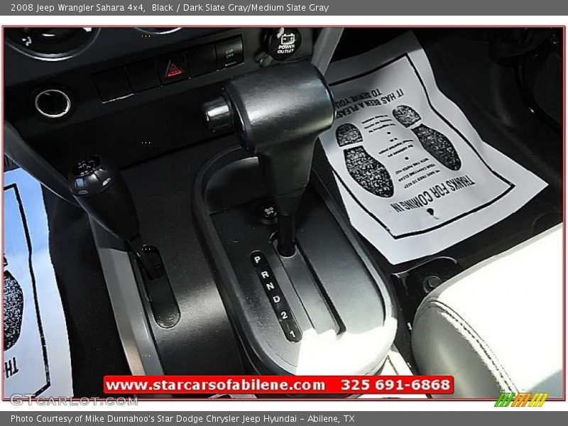 Black / Dark Slate Gray/Medium Slate Gray 2008 Jeep Wrangler Sahara 4x4