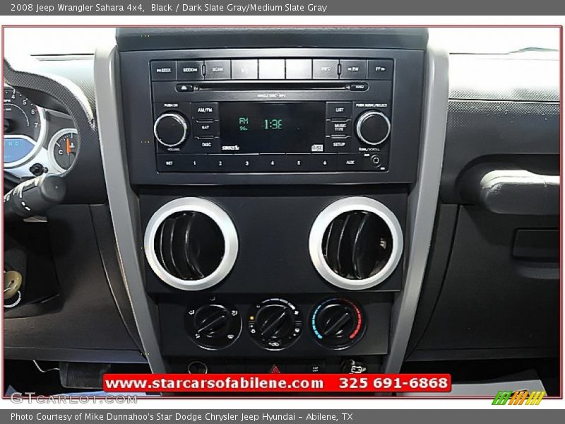 Black / Dark Slate Gray/Medium Slate Gray 2008 Jeep Wrangler Sahara 4x4