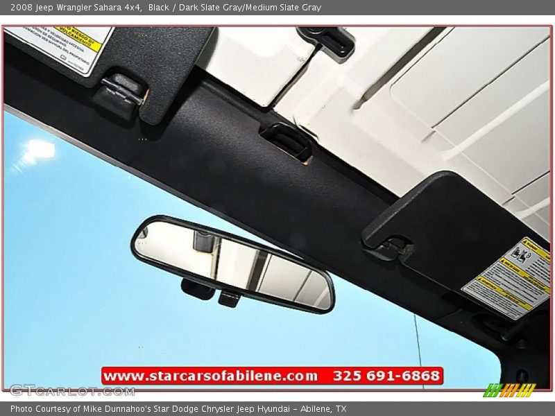 Black / Dark Slate Gray/Medium Slate Gray 2008 Jeep Wrangler Sahara 4x4