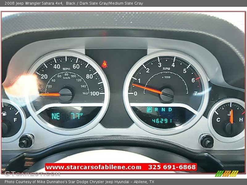 Black / Dark Slate Gray/Medium Slate Gray 2008 Jeep Wrangler Sahara 4x4