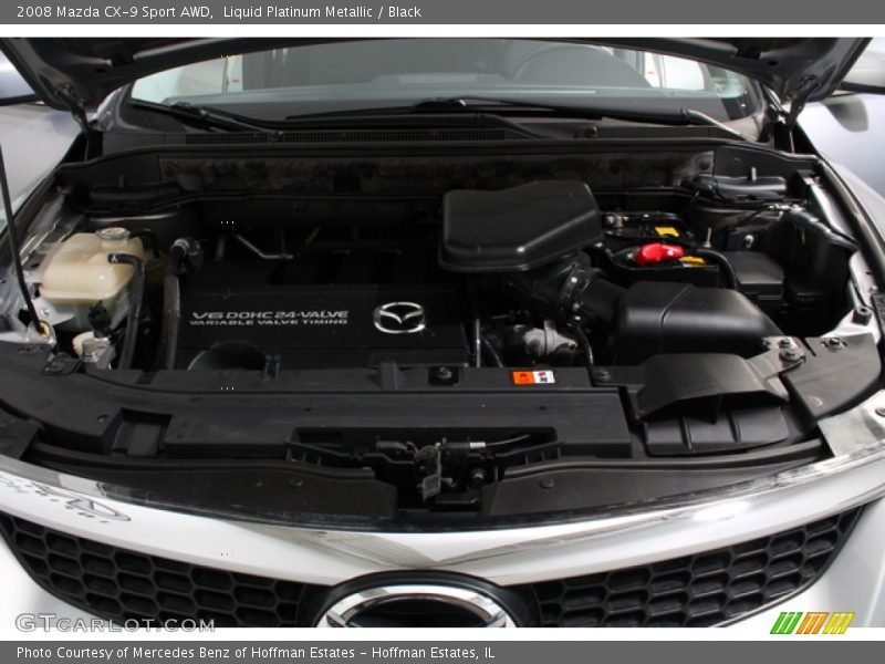 Liquid Platinum Metallic / Black 2008 Mazda CX-9 Sport AWD