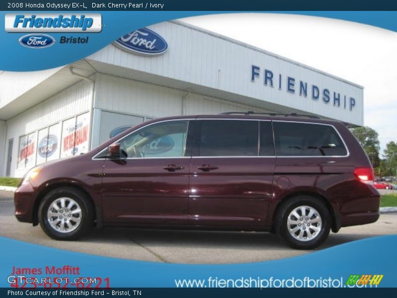 Dark Cherry Pearl / Ivory 2008 Honda Odyssey EX-L