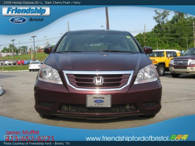 Dark Cherry Pearl / Ivory 2008 Honda Odyssey EX-L