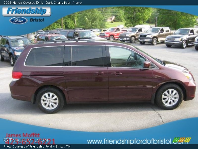Dark Cherry Pearl / Ivory 2008 Honda Odyssey EX-L