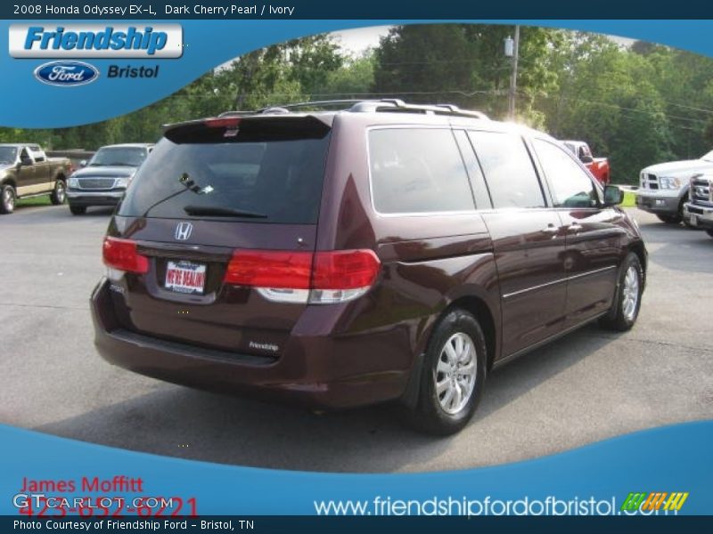 Dark Cherry Pearl / Ivory 2008 Honda Odyssey EX-L