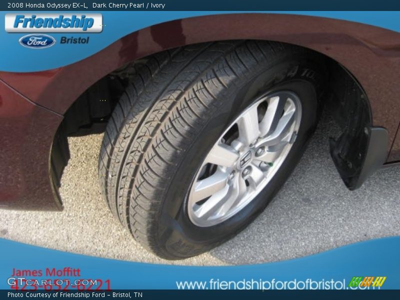 Dark Cherry Pearl / Ivory 2008 Honda Odyssey EX-L