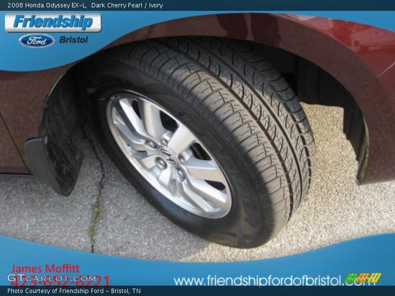 Dark Cherry Pearl / Ivory 2008 Honda Odyssey EX-L
