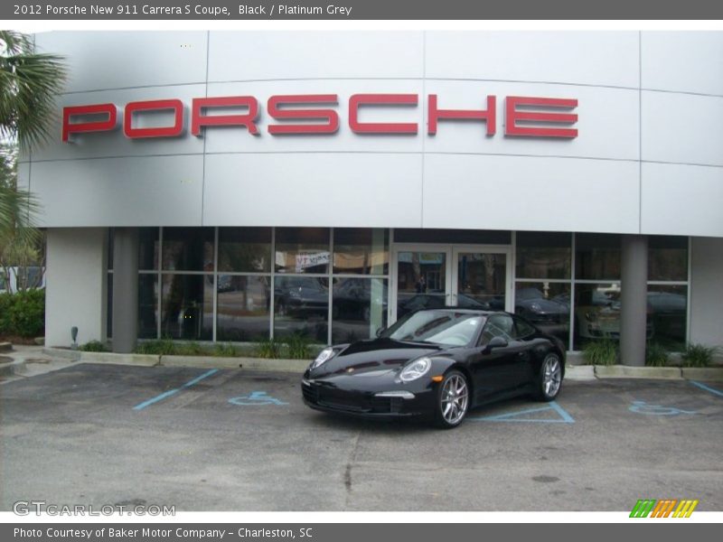 Black / Platinum Grey 2012 Porsche New 911 Carrera S Coupe