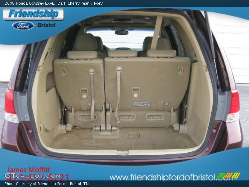 Dark Cherry Pearl / Ivory 2008 Honda Odyssey EX-L