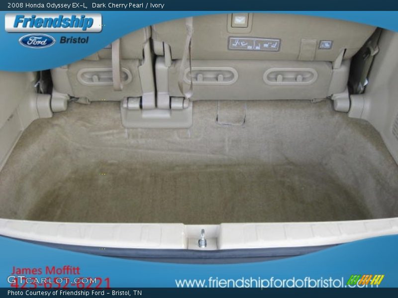 Dark Cherry Pearl / Ivory 2008 Honda Odyssey EX-L