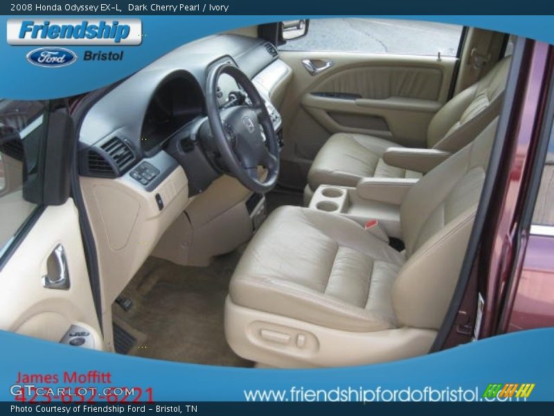 Dark Cherry Pearl / Ivory 2008 Honda Odyssey EX-L