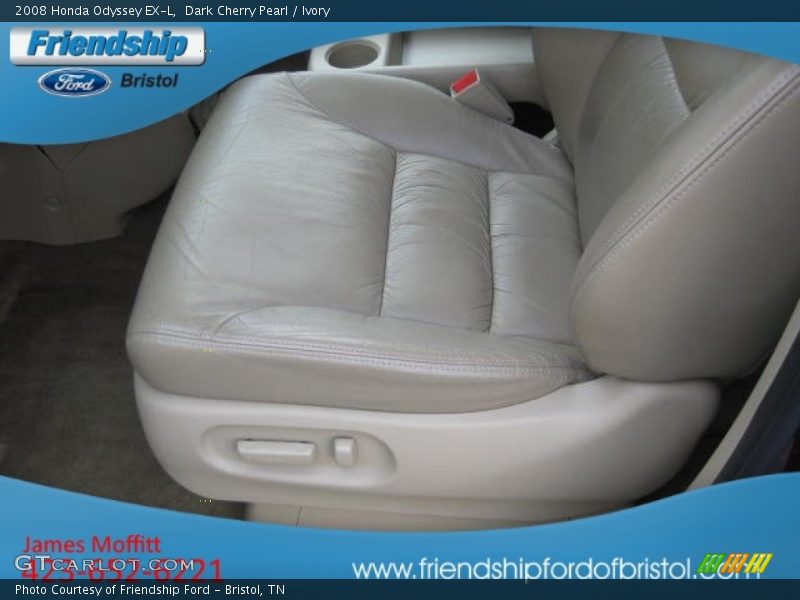 Dark Cherry Pearl / Ivory 2008 Honda Odyssey EX-L