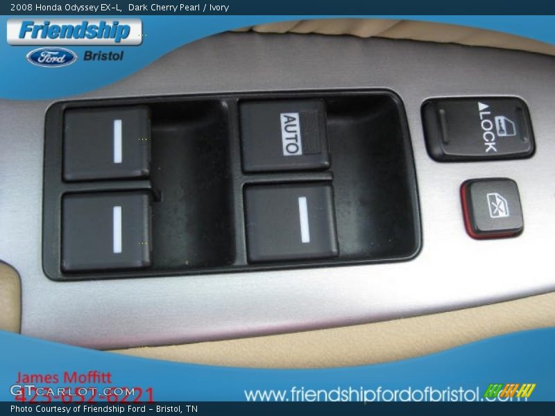 Dark Cherry Pearl / Ivory 2008 Honda Odyssey EX-L