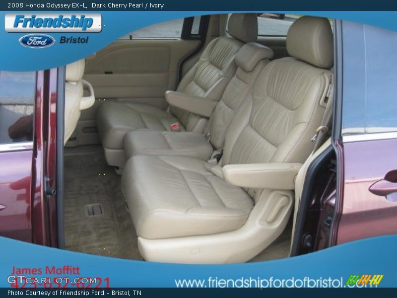 Dark Cherry Pearl / Ivory 2008 Honda Odyssey EX-L