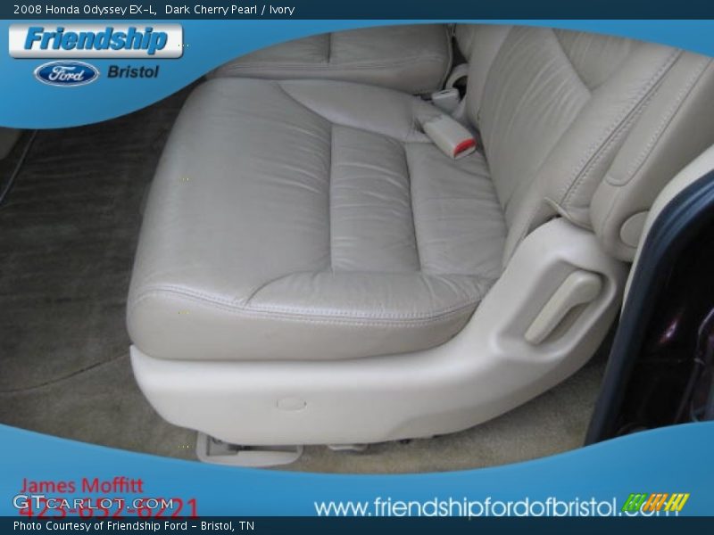 Dark Cherry Pearl / Ivory 2008 Honda Odyssey EX-L