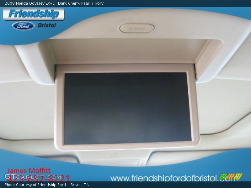 Dark Cherry Pearl / Ivory 2008 Honda Odyssey EX-L