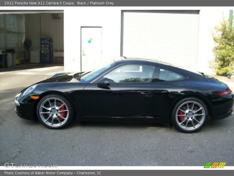 Black / Platinum Grey 2012 Porsche New 911 Carrera S Coupe