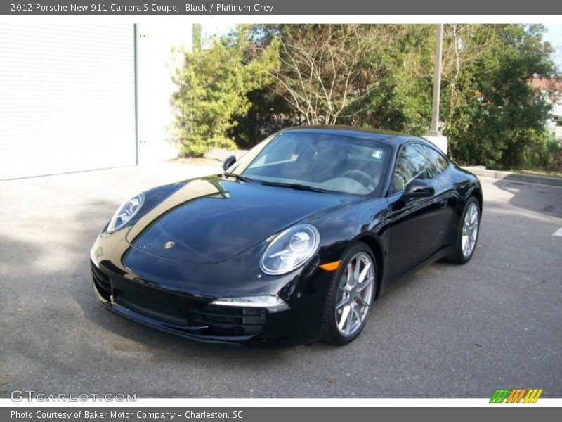 Black / Platinum Grey 2012 Porsche New 911 Carrera S Coupe