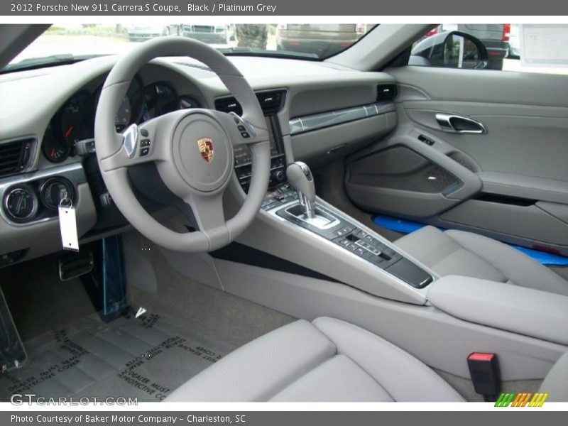 Platinum Grey Interior - 2012 New 911 Carrera S Coupe 