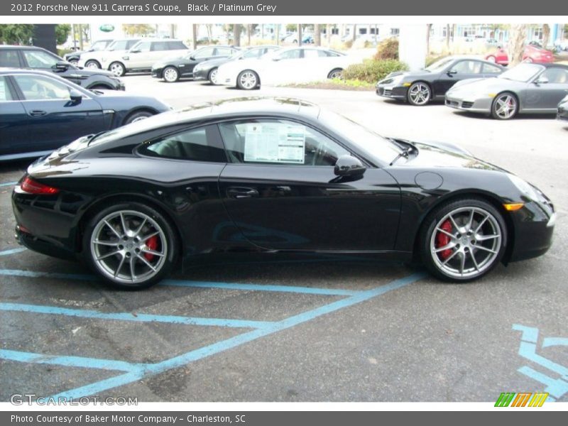 Black / Platinum Grey 2012 Porsche New 911 Carrera S Coupe