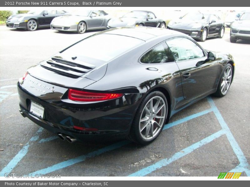 Black / Platinum Grey 2012 Porsche New 911 Carrera S Coupe