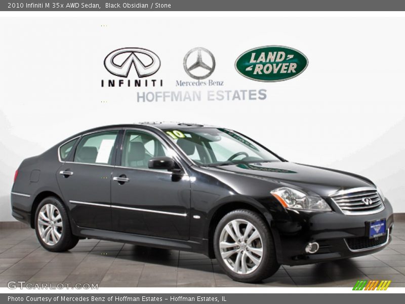 Black Obsidian / Stone 2010 Infiniti M 35x AWD Sedan