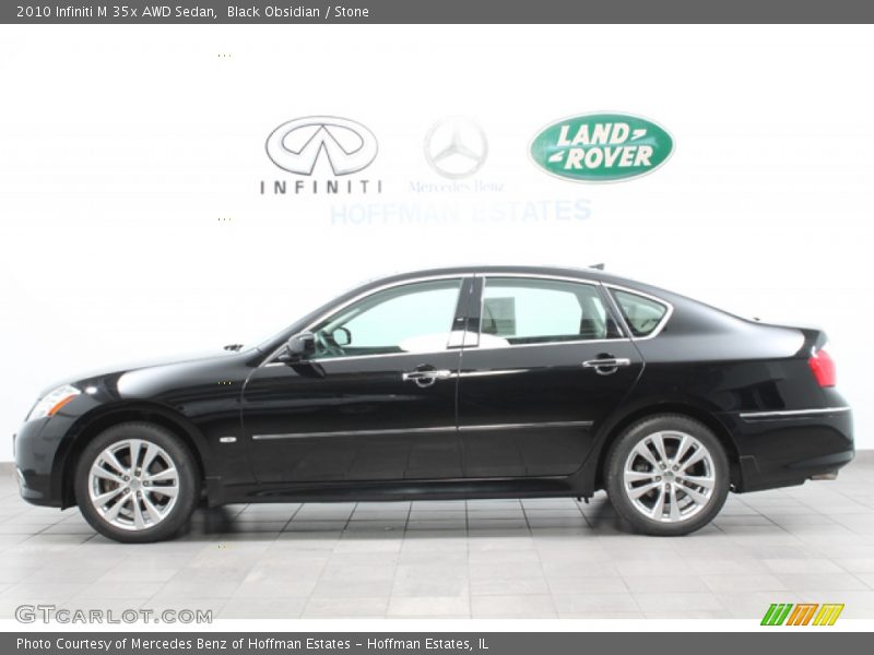 Black Obsidian / Stone 2010 Infiniti M 35x AWD Sedan