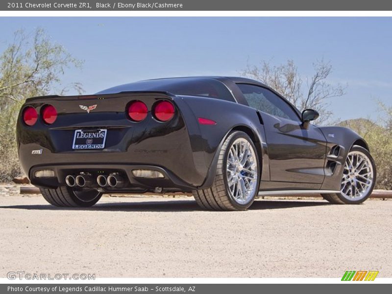 Black / Ebony Black/Cashmere 2011 Chevrolet Corvette ZR1