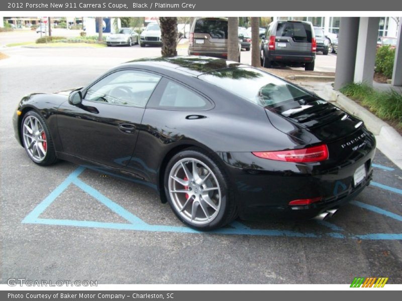 Black / Platinum Grey 2012 Porsche New 911 Carrera S Coupe