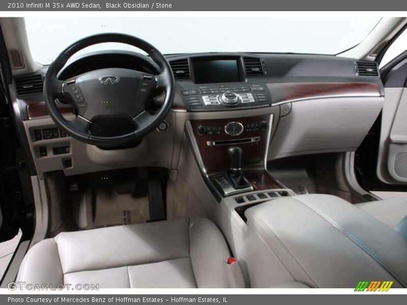 Black Obsidian / Stone 2010 Infiniti M 35x AWD Sedan