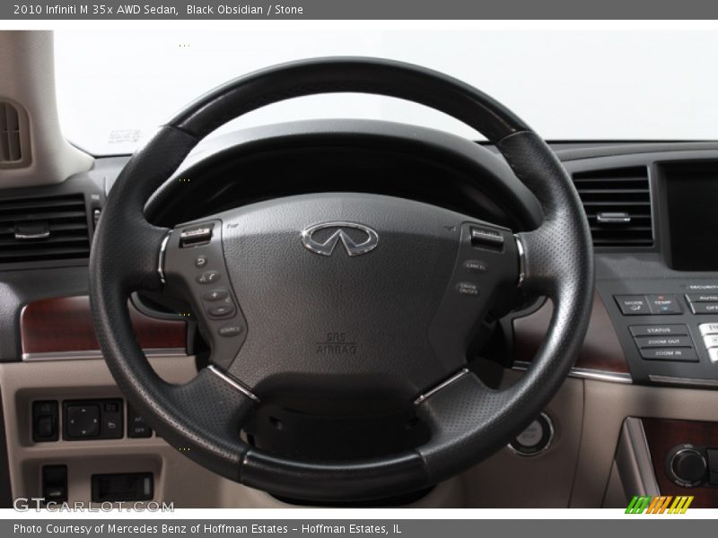 Black Obsidian / Stone 2010 Infiniti M 35x AWD Sedan