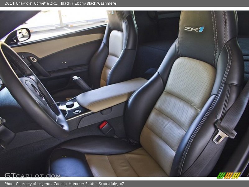  2011 Corvette ZR1 Ebony Black/Cashmere Interior