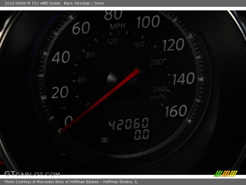 Black Obsidian / Stone 2010 Infiniti M 35x AWD Sedan
