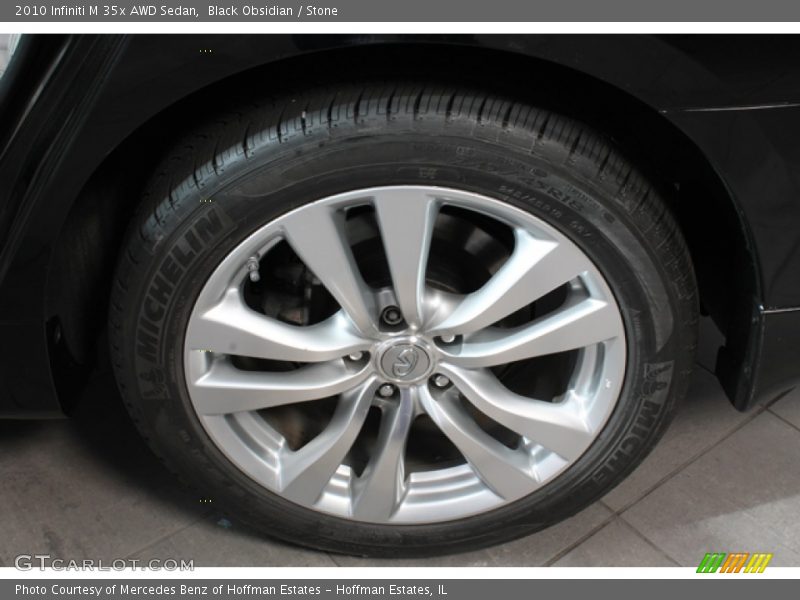 Black Obsidian / Stone 2010 Infiniti M 35x AWD Sedan