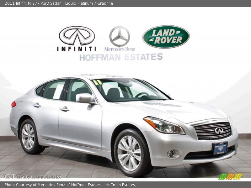 Liquid Platinum / Graphite 2011 Infiniti M 37x AWD Sedan