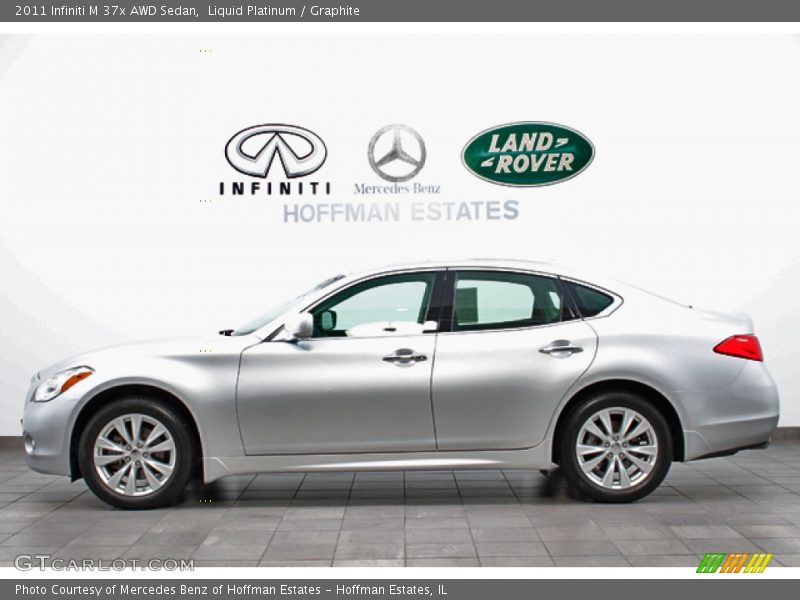 Liquid Platinum / Graphite 2011 Infiniti M 37x AWD Sedan