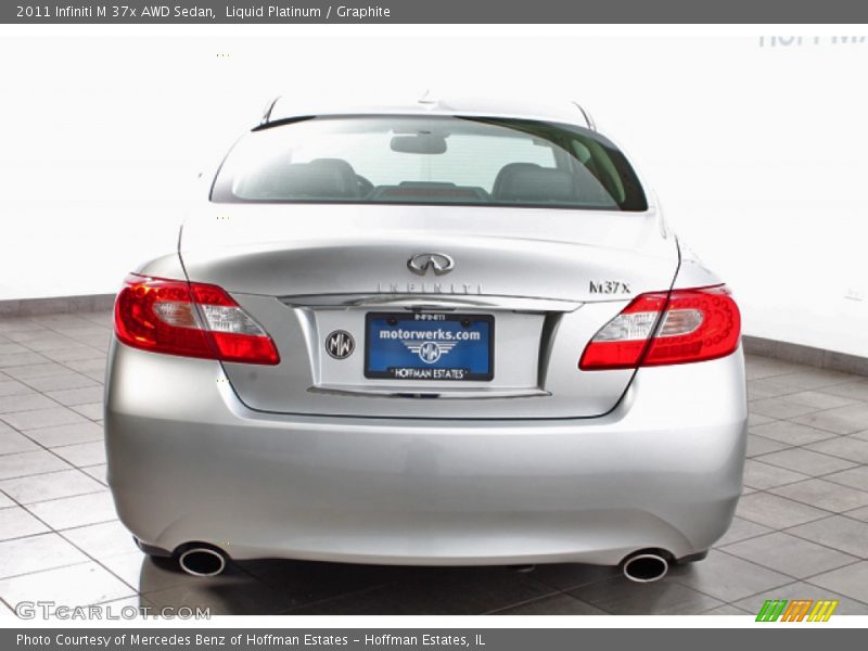 Liquid Platinum / Graphite 2011 Infiniti M 37x AWD Sedan