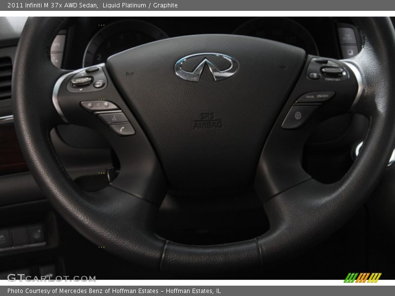 Liquid Platinum / Graphite 2011 Infiniti M 37x AWD Sedan