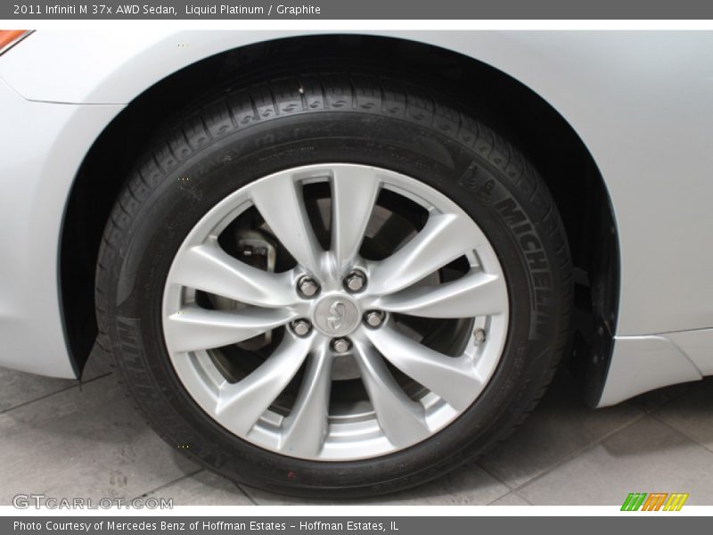 Liquid Platinum / Graphite 2011 Infiniti M 37x AWD Sedan