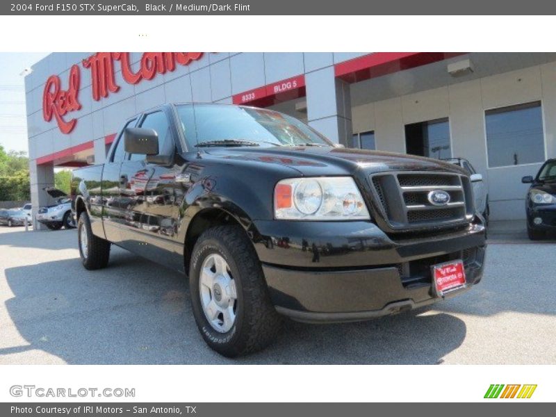 Black / Medium/Dark Flint 2004 Ford F150 STX SuperCab