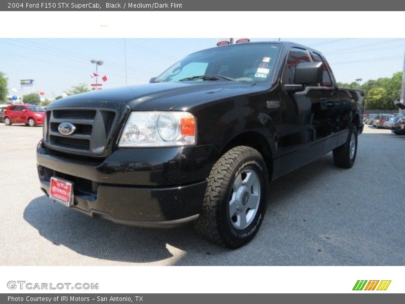 Black / Medium/Dark Flint 2004 Ford F150 STX SuperCab