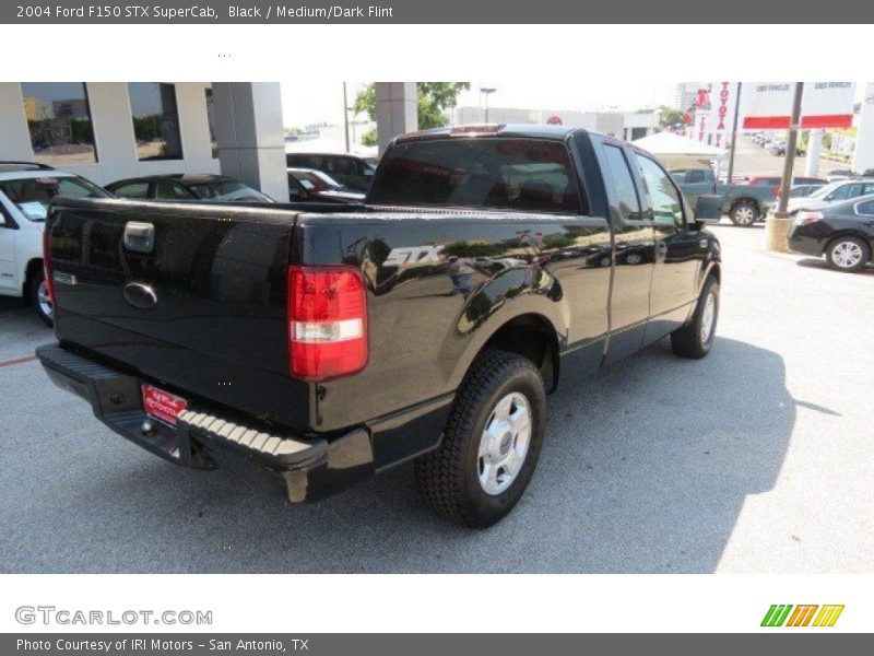 Black / Medium/Dark Flint 2004 Ford F150 STX SuperCab