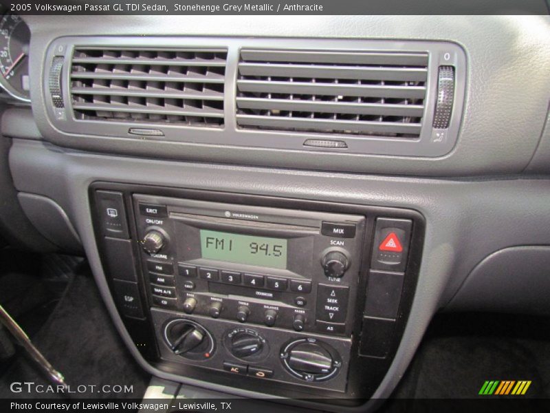 Stonehenge Grey Metallic / Anthracite 2005 Volkswagen Passat GL TDI Sedan
