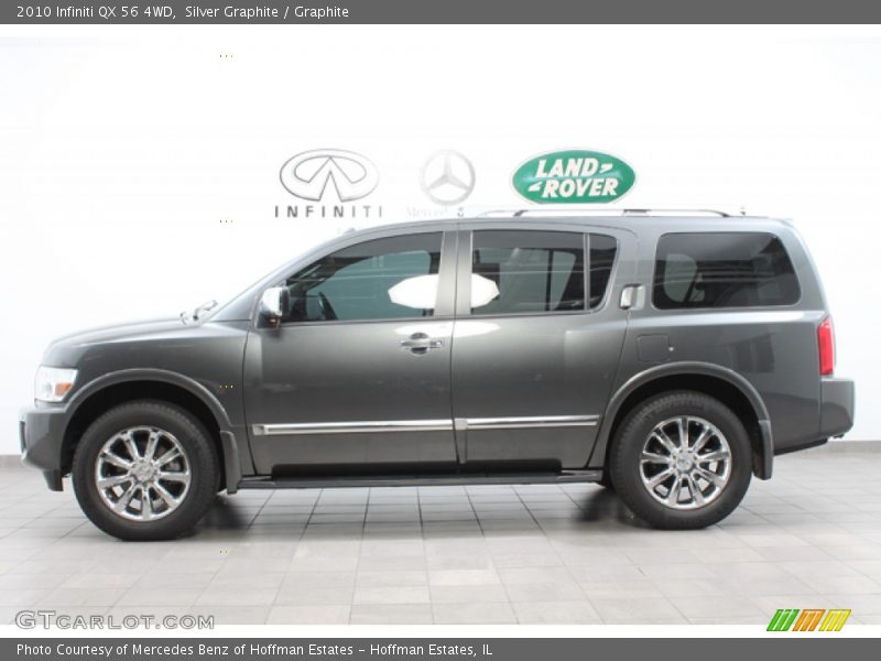 Silver Graphite / Graphite 2010 Infiniti QX 56 4WD