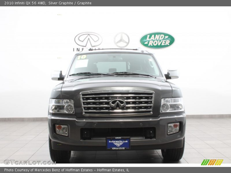 Silver Graphite / Graphite 2010 Infiniti QX 56 4WD