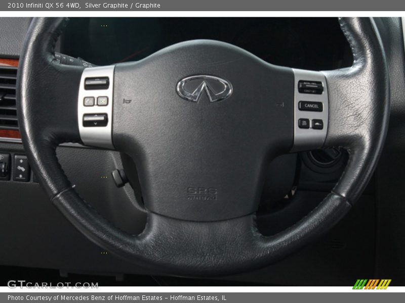 Silver Graphite / Graphite 2010 Infiniti QX 56 4WD
