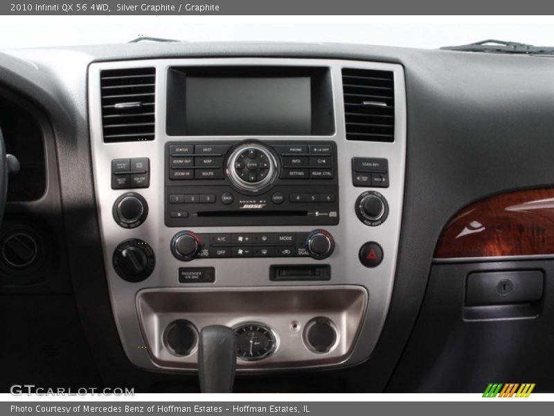 Controls of 2010 QX 56 4WD