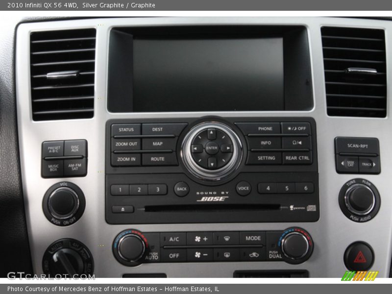 Controls of 2010 QX 56 4WD