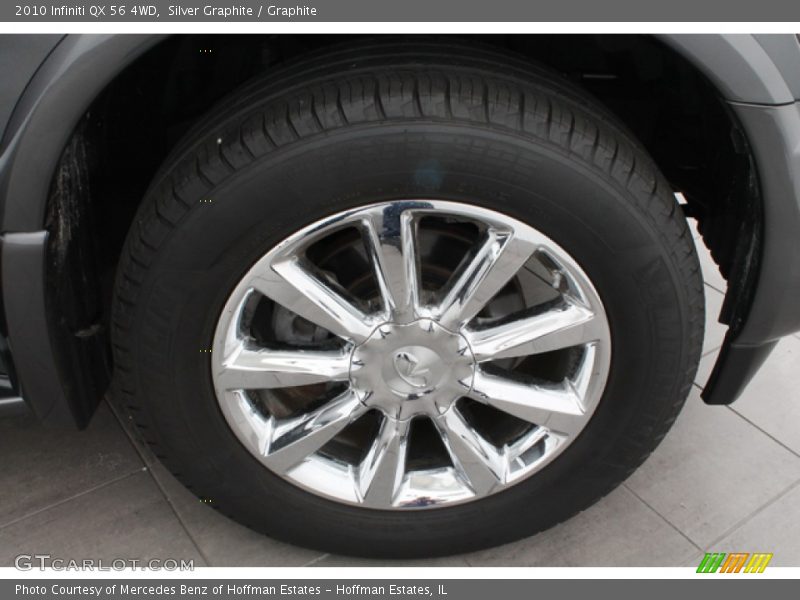 Silver Graphite / Graphite 2010 Infiniti QX 56 4WD