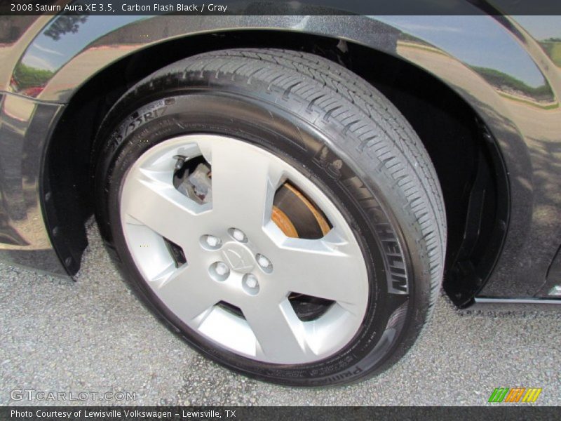 Carbon Flash Black / Gray 2008 Saturn Aura XE 3.5